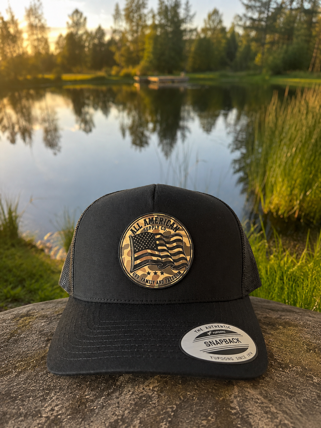 All American Camo Hat