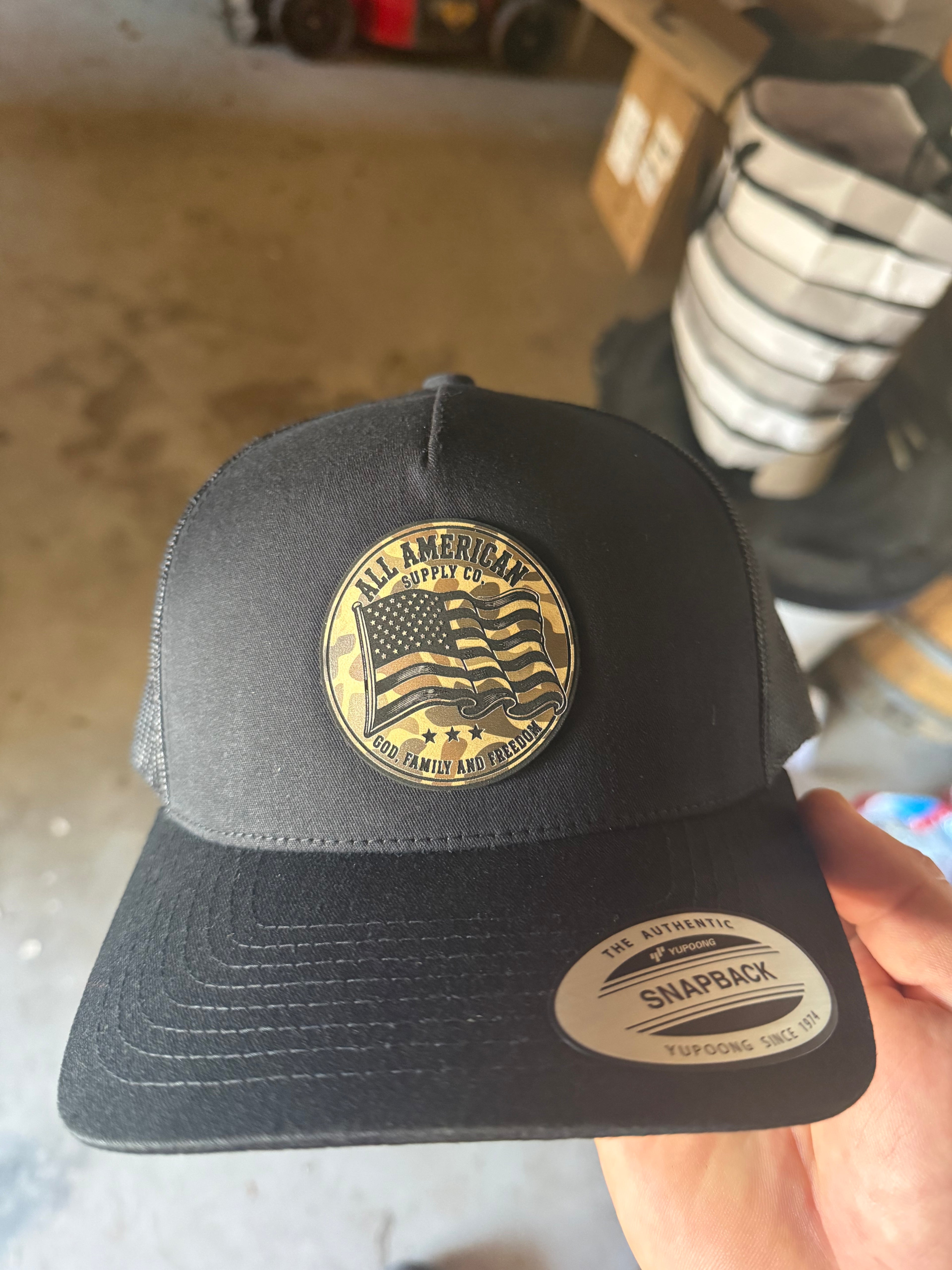 All American Camo Hat